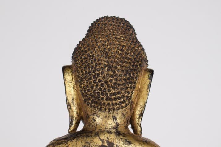 Shakyamuni Buddha con la sua ciotola delle elemosine, Birmania, Mandalay.