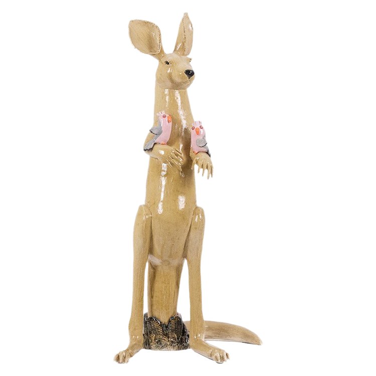 Valérie Courtet. Canguro in ceramica. Opera contemporanea. LS61381809P