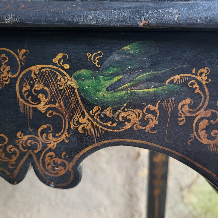 Etagère / Console en bois noirci époque Napoléon III