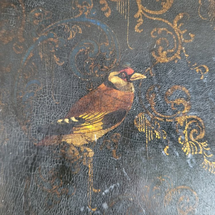 Etagère / Console en bois noirci époque Napoléon III