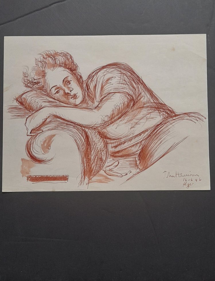 John Harrison aquarelles et dessins XXe siècle 
