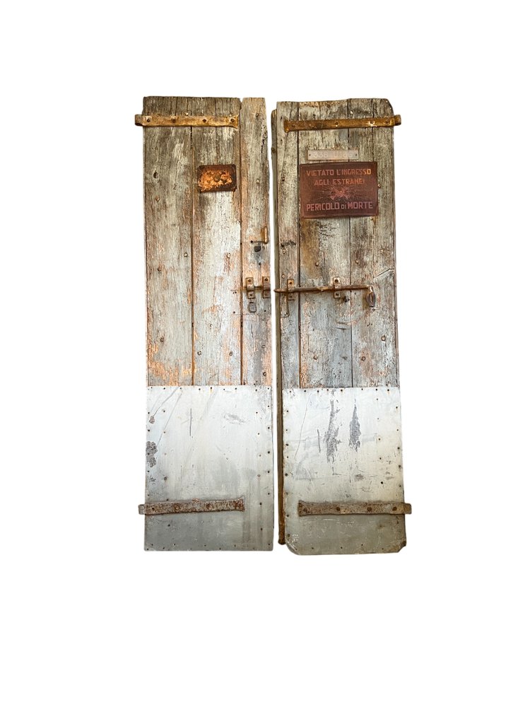 Porte en châtaignier 1800