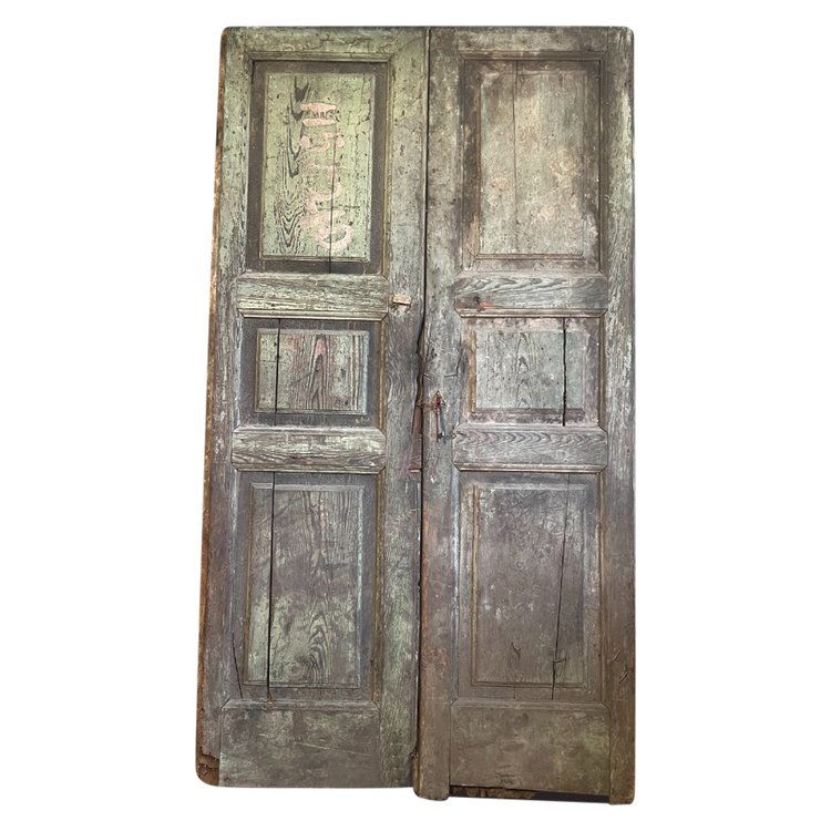 Porte en mélèze 1800