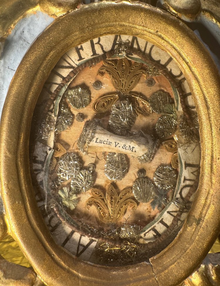 Monstrance Reliquaire Sainte Lucie - XVIIIe 