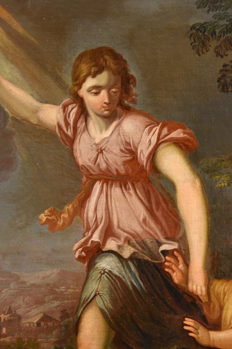 Der Schutzengel, Ciro Ferri (Rom, 1634 - Rom, 1689) Follower Von