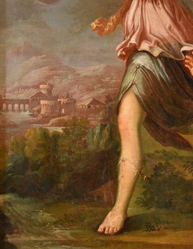 Der Schutzengel, Ciro Ferri (Rom, 1634 - Rom, 1689) Follower Von