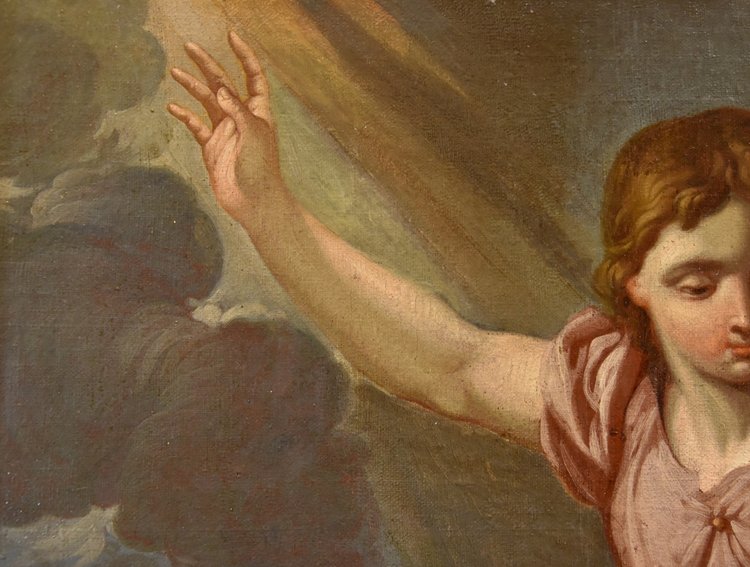 Der Schutzengel, Ciro Ferri (Rom, 1634 - Rom, 1689) Follower Von