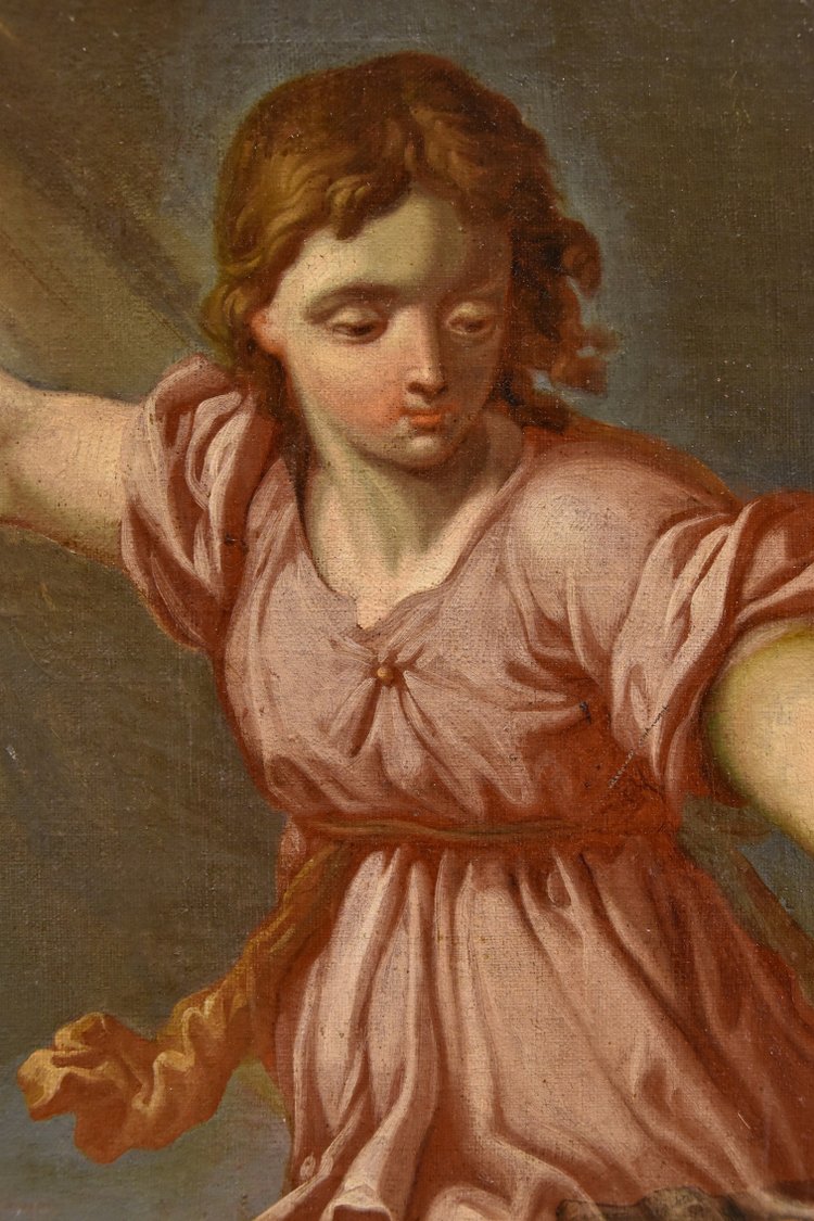 Der Schutzengel, Ciro Ferri (Rom, 1634 - Rom, 1689) Follower Von