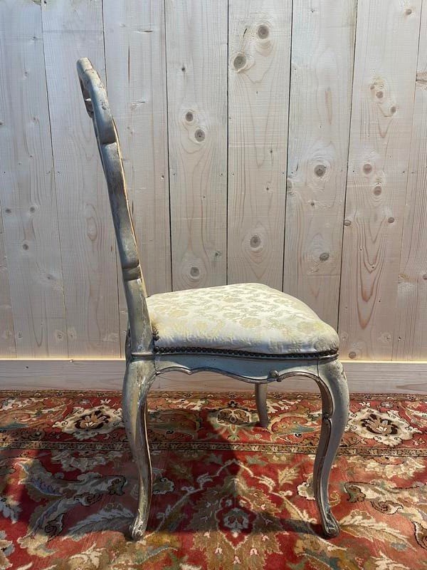Set of 6 Louis XV Venetian chairs