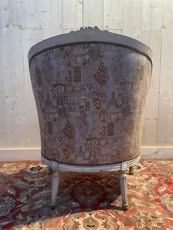 Bergère gondole de style Louis XVI