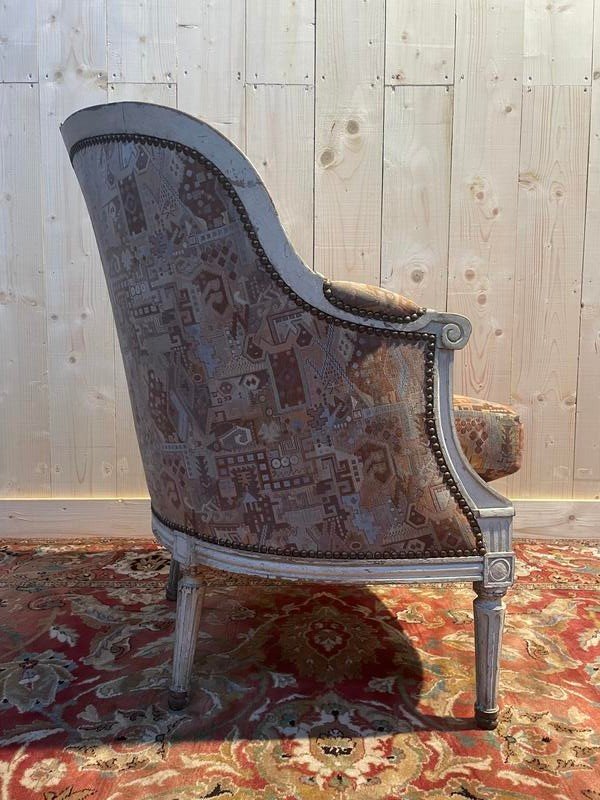 Bergère gondole de style Louis XVI