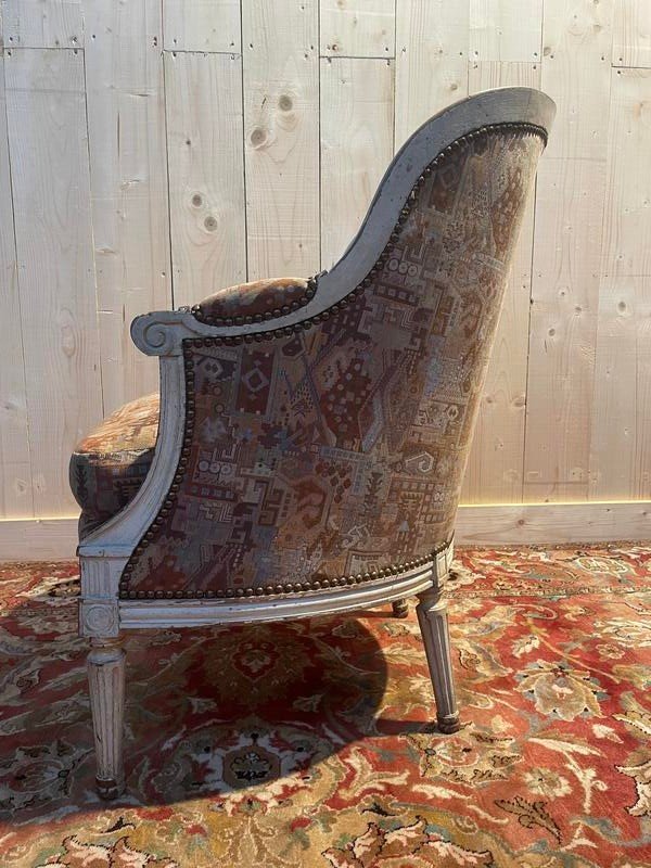 Bergère gondole de style Louis XVI