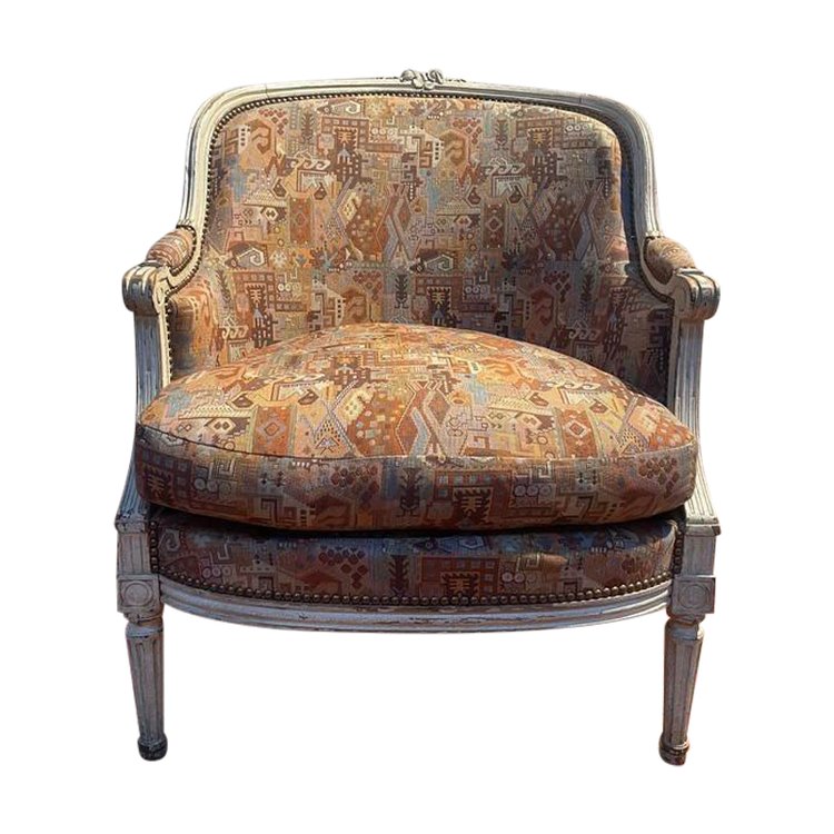 Bergère gondole de style Louis XVI