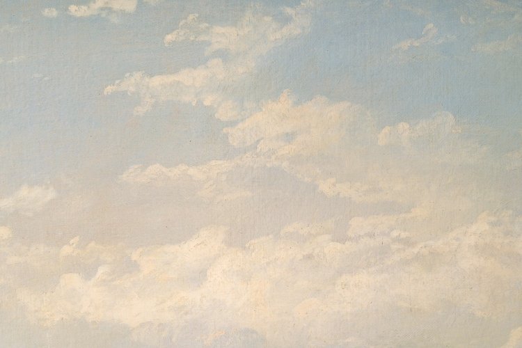 Georges Clarkson Stanfield Vue du Lac Majeur huile sur toile vers 1865-1870