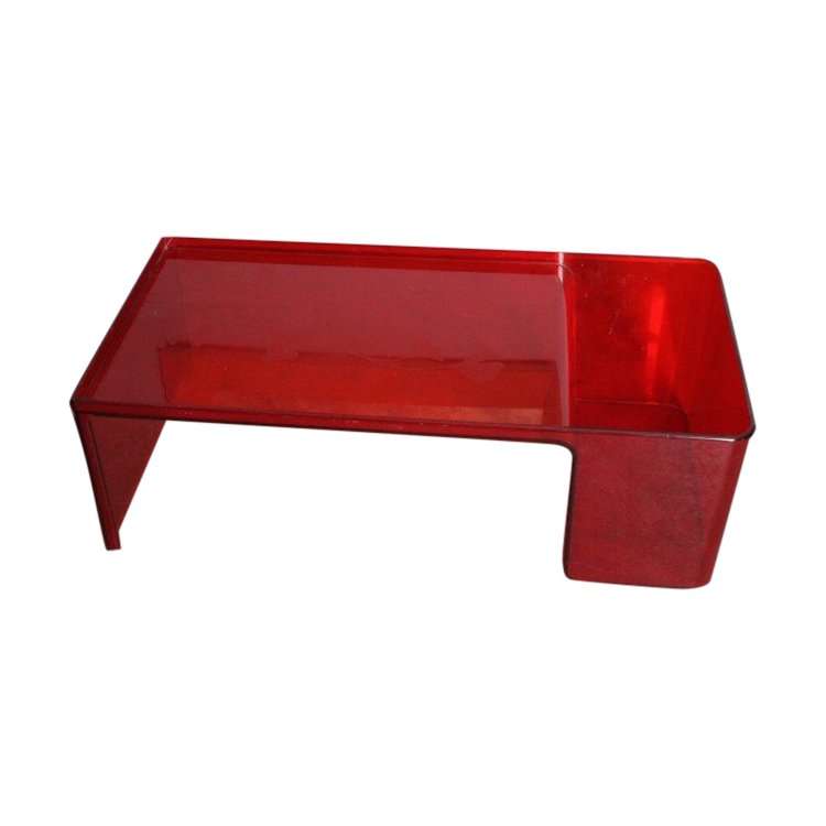 Kartell 1980 "Usame "design Patricia Urquiola table basse.  Mes 85 x 41 . h 28