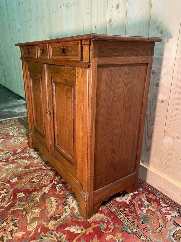 Credenza Luigi Filippo in massello di rovere