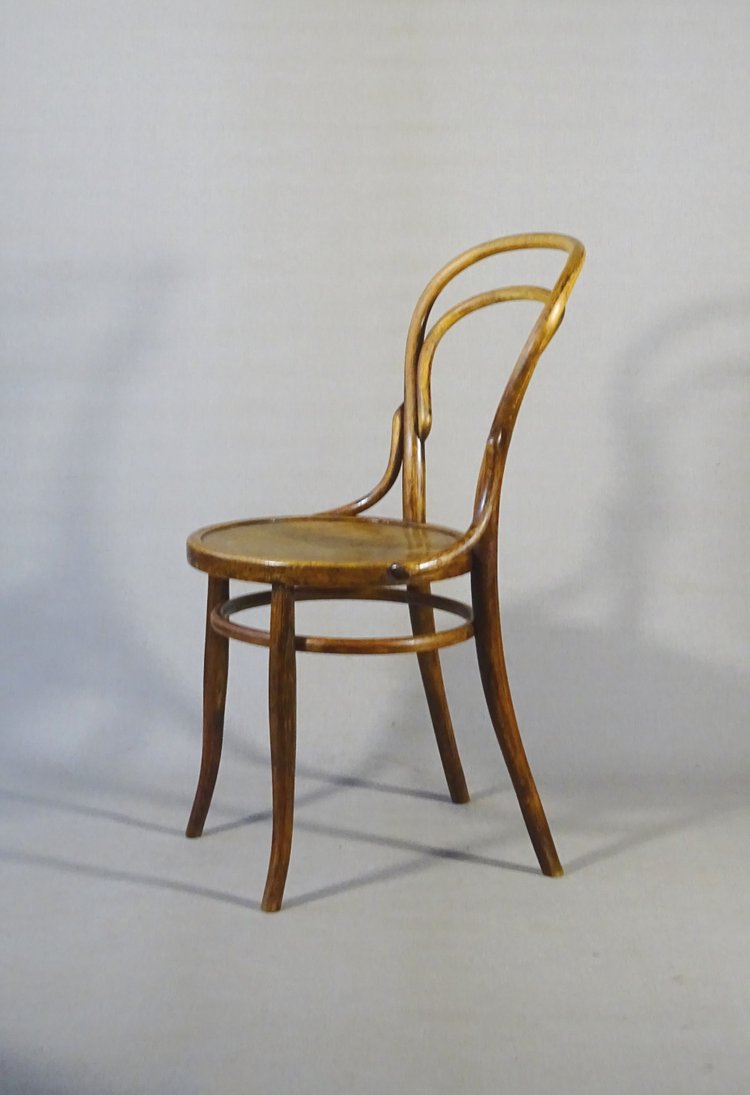2 Bistro chairs N°14 by FUCHS & FREUD- Bielitz-Austria circa 1890, Thonet no.