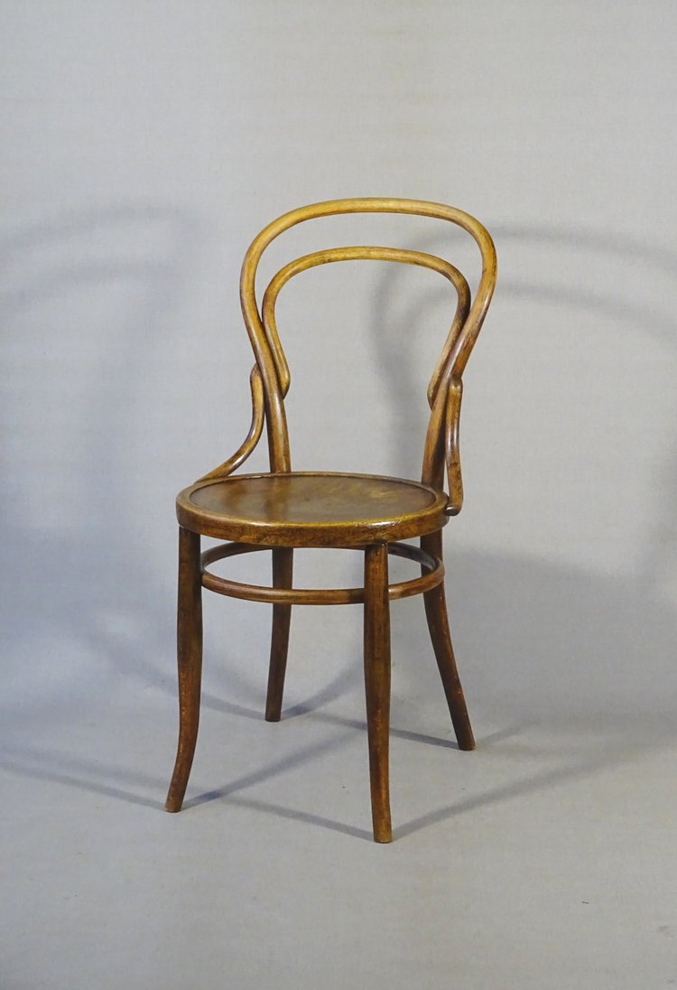 2 Bistro chairs N°14 by FUCHS & FREUD- Bielitz-Austria circa 1890, Thonet no.