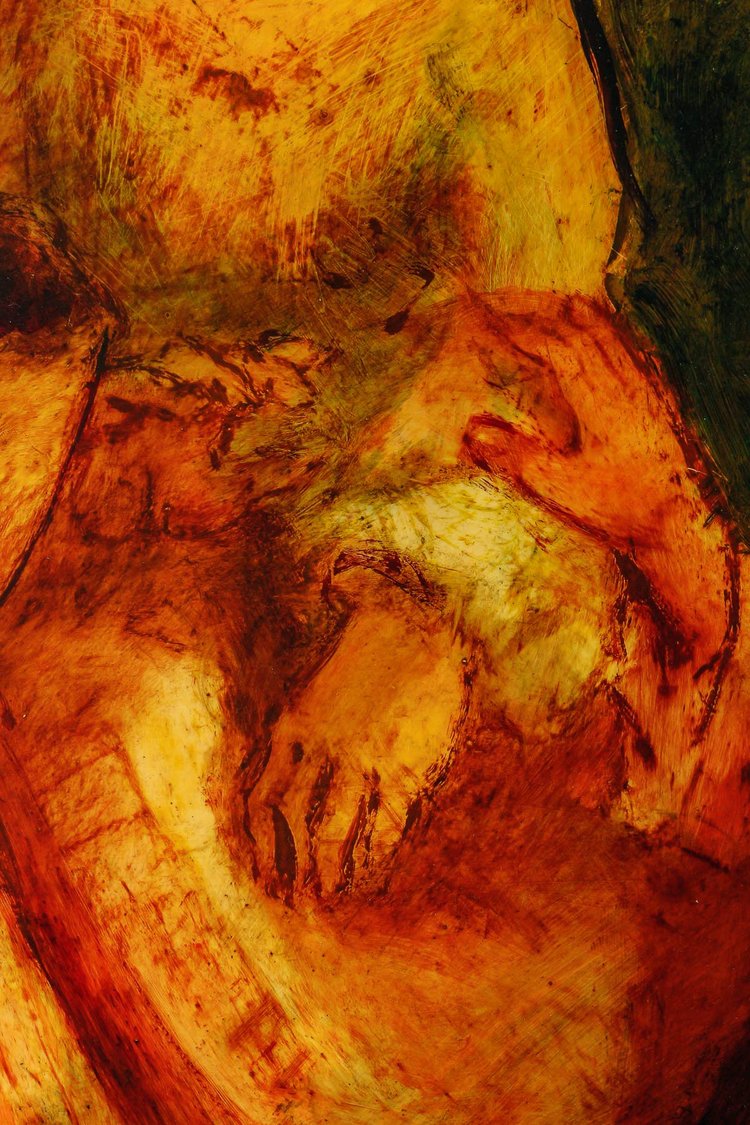 Mario Vargas (1928-2017) - Le ragazze del villaggio olio su tavola 1973 circa