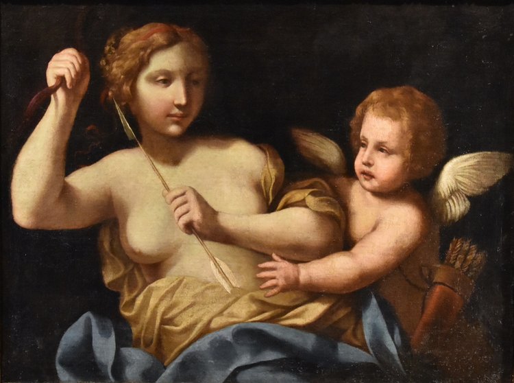 Vénus Désarmant l'Amour, Benedetto Gennari (Cento, 1633 - Bologne, 1715) Attribuable à 