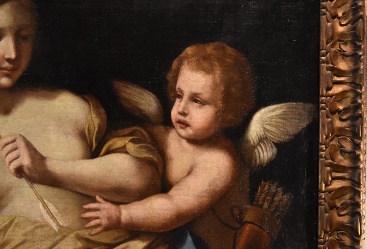 Vénus Désarmant l'Amour, Benedetto Gennari (Cento, 1633 - Bologne, 1715) Attribuable à 