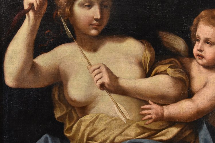 Vénus Désarmant l'Amour, Benedetto Gennari (Cento, 1633 - Bologne, 1715) Attribuable à 
