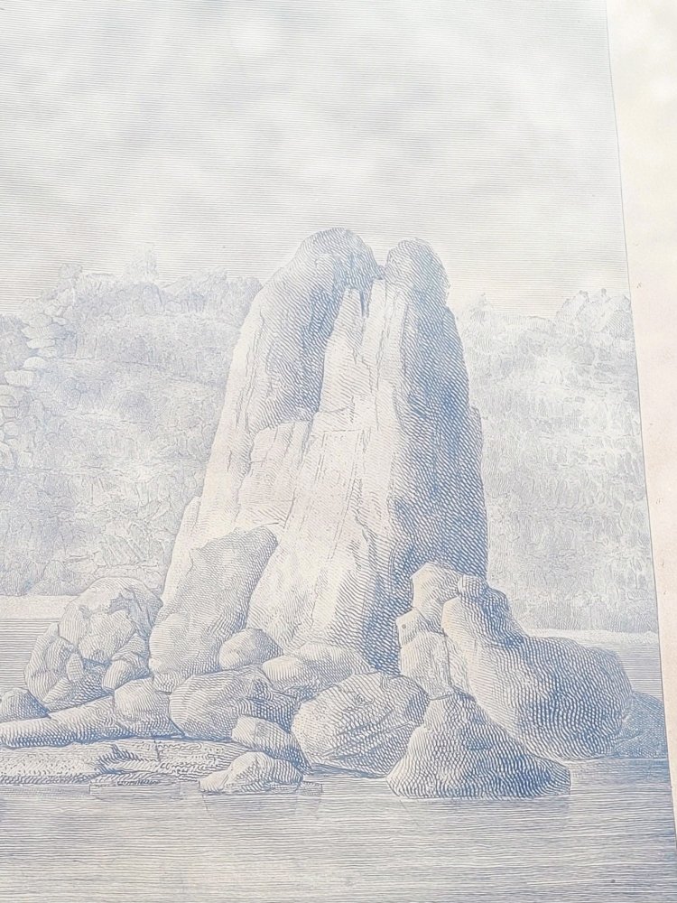 Gravure, Ile De Philae, XIXème Siècle