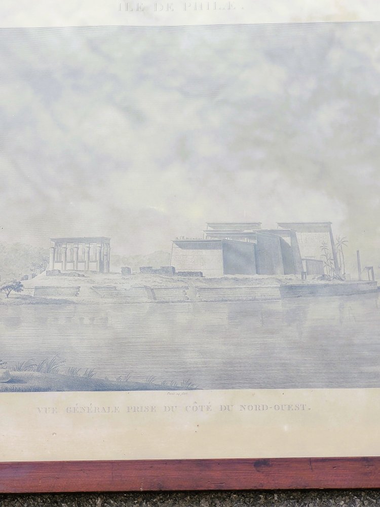 Gravure, Ile De Philae, XIXème Siècle
