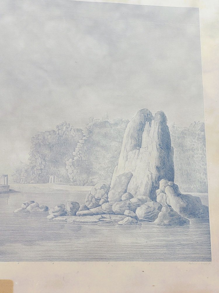 Gravure, Ile De Philae, XIXème Siècle
