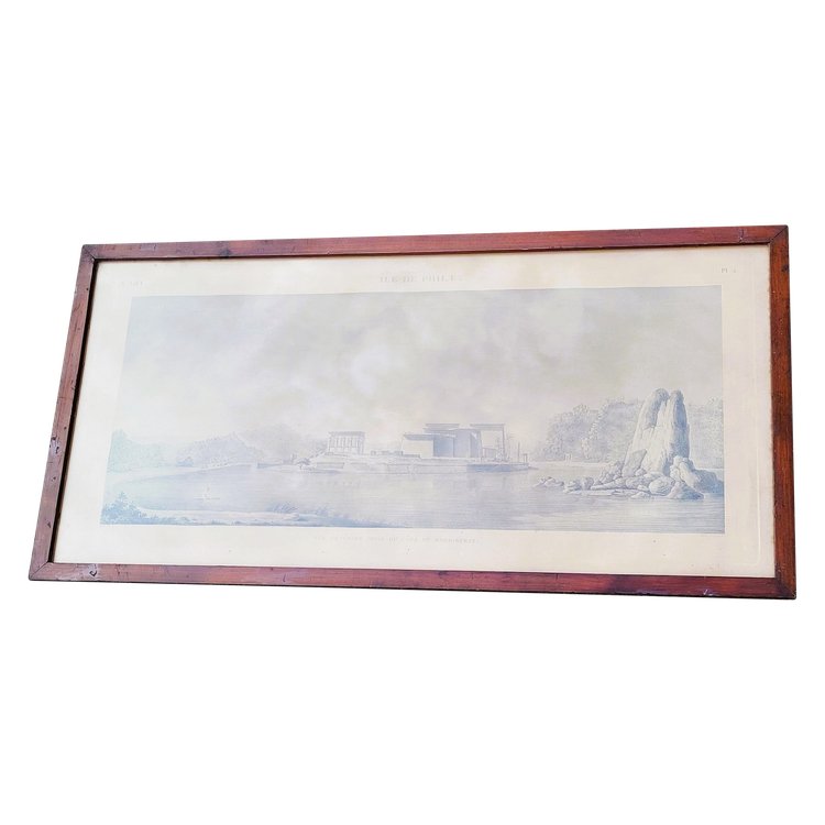 Gravure, Ile De Philae, XIXème Siècle