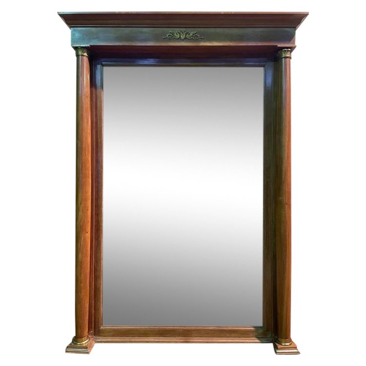 Empire Period Mirror with Double Columns