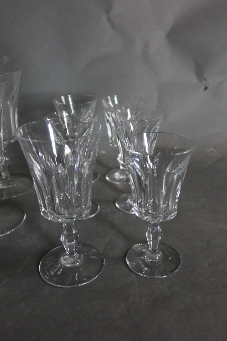 Baccarat crystal glass set Polignac model