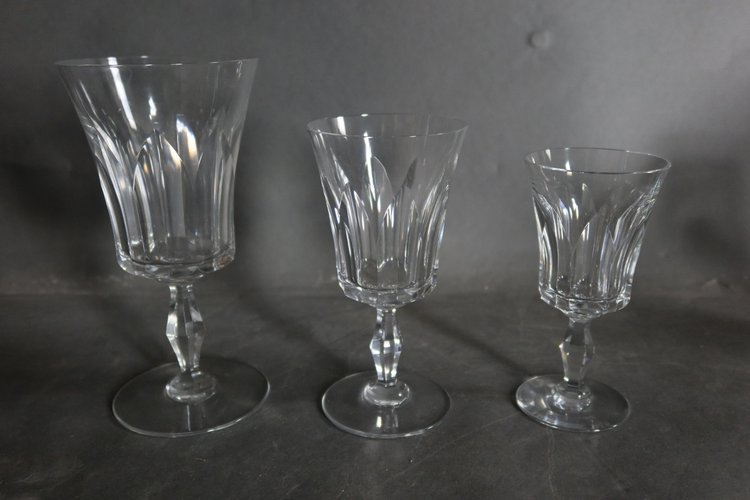Baccarat crystal glass set Polignac model