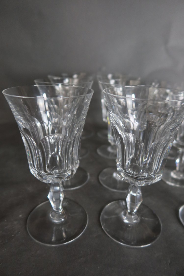 Baccarat crystal glass set Polignac model