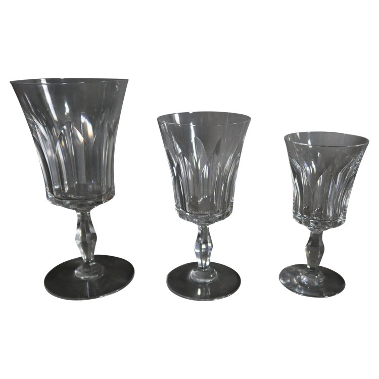 Baccarat crystal glass set Polignac model