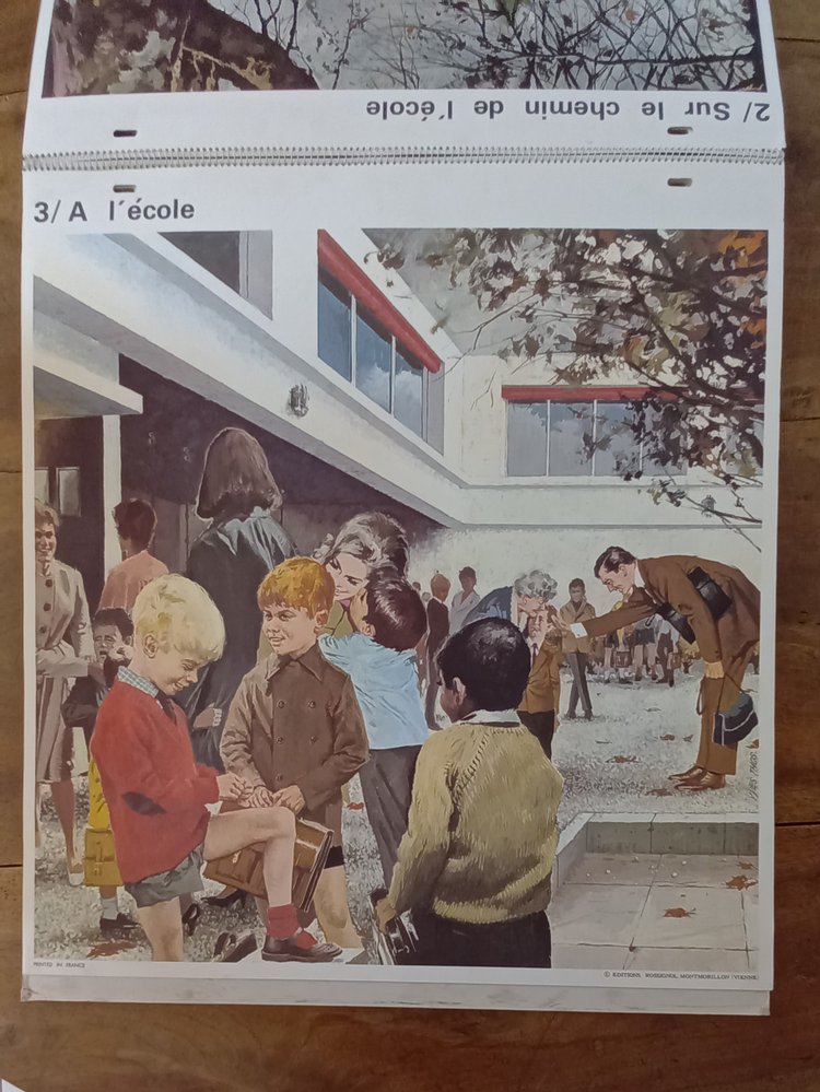 School posters Yves Thos Editions rossignol 1960
