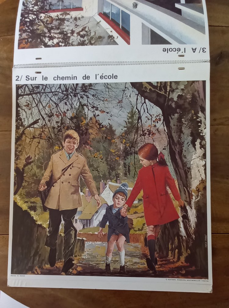 School posters Yves Thos Editions rossignol 1960