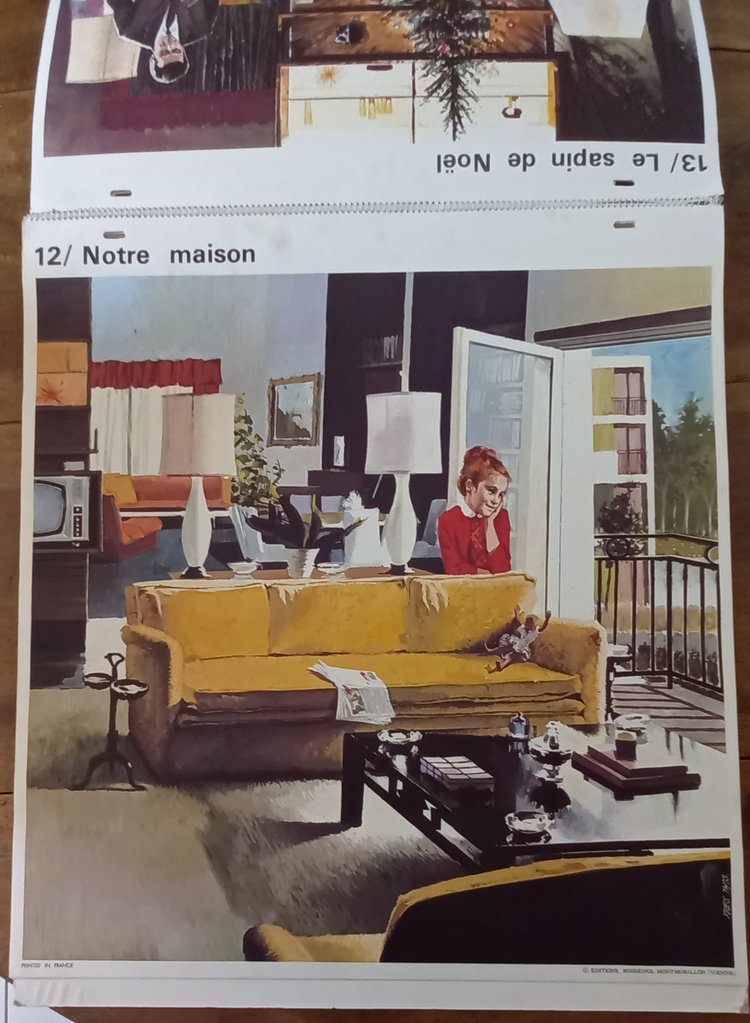 School posters Yves Thos Editions rossignol 1960