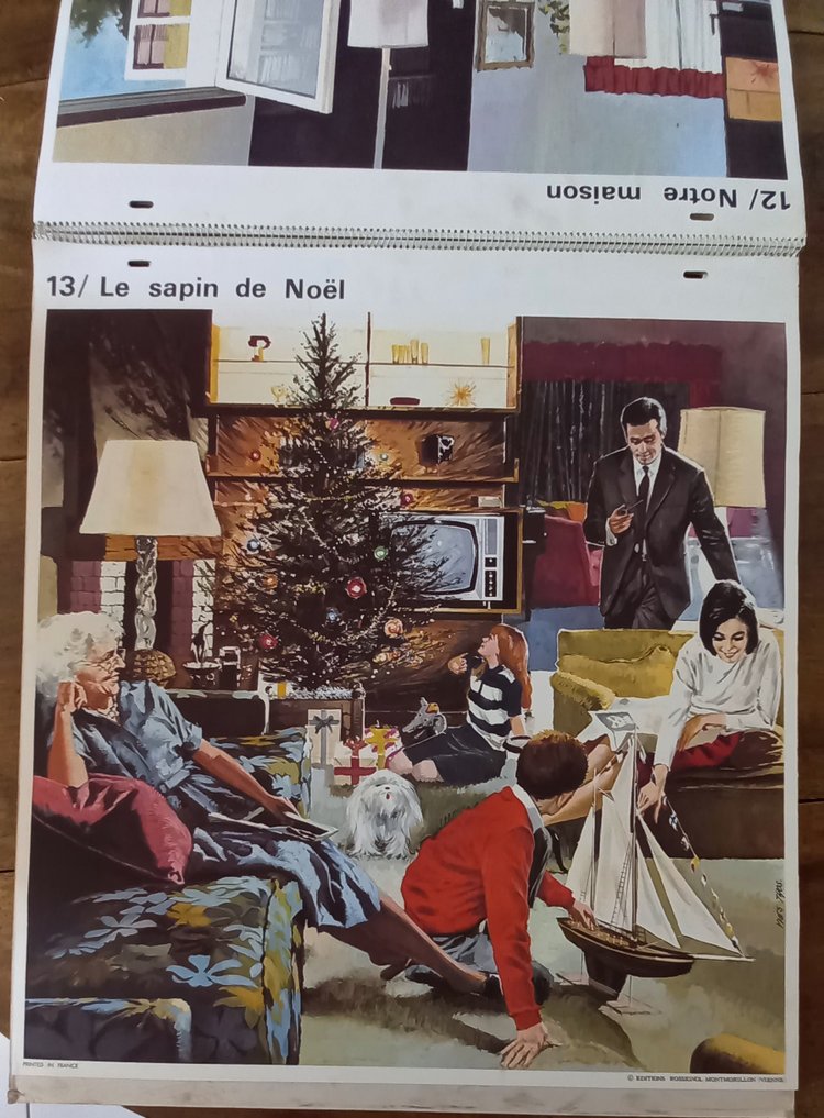School posters Yves Thos Editions rossignol 1960
