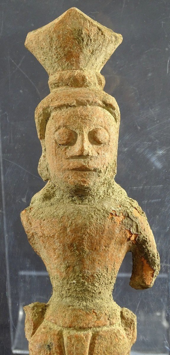 Civilisation De La Vallée De l'Indus, Statuette En Terre Cuite Déesse De La Fertilité.