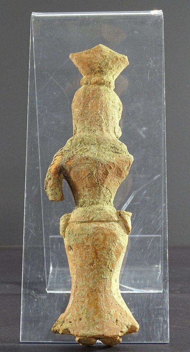 Civilisation De La Vallée De l'Indus, Statuette En Terre Cuite Déesse De La Fertilité.