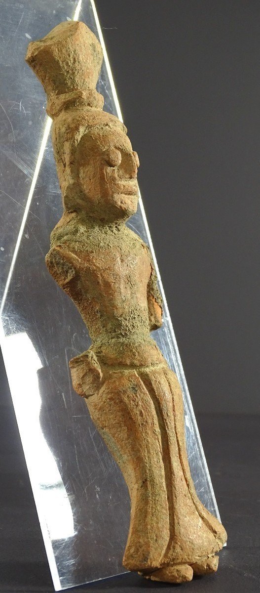Civilisation De La Vallée De l'Indus, Statuette En Terre Cuite Déesse De La Fertilité.