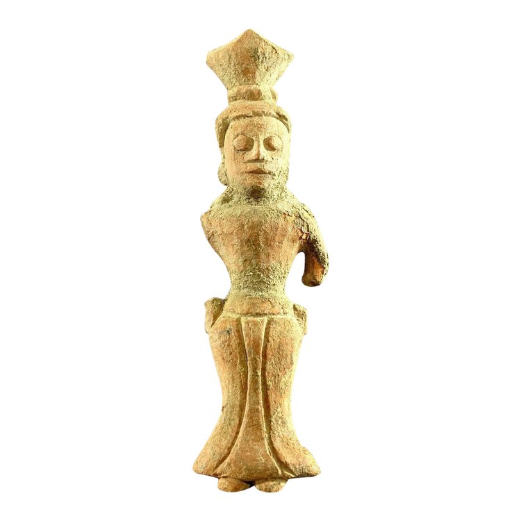 Civilisation De La Vallée De l'Indus, Statuette En Terre Cuite Déesse De La Fertilité.