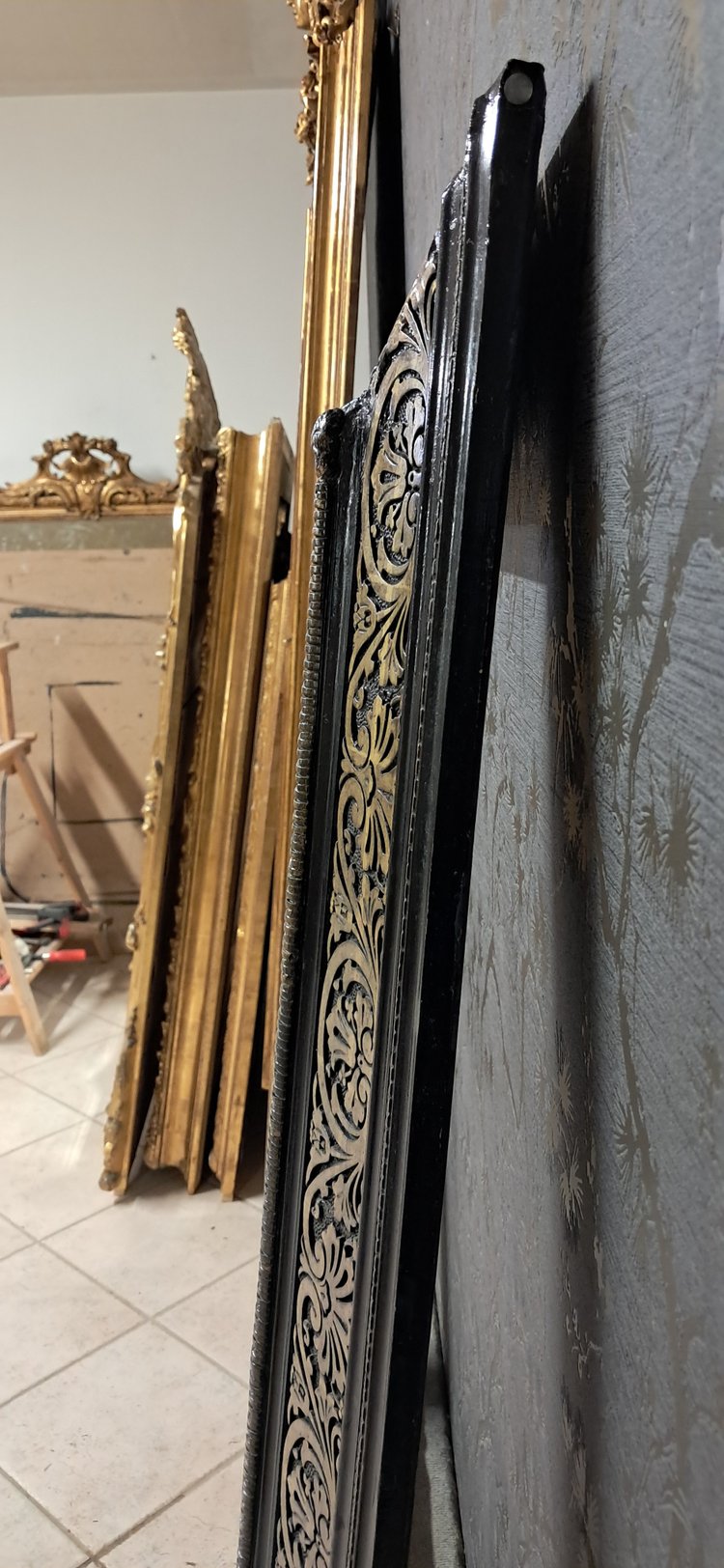 XIX Napoleone III cornice 132 x 110