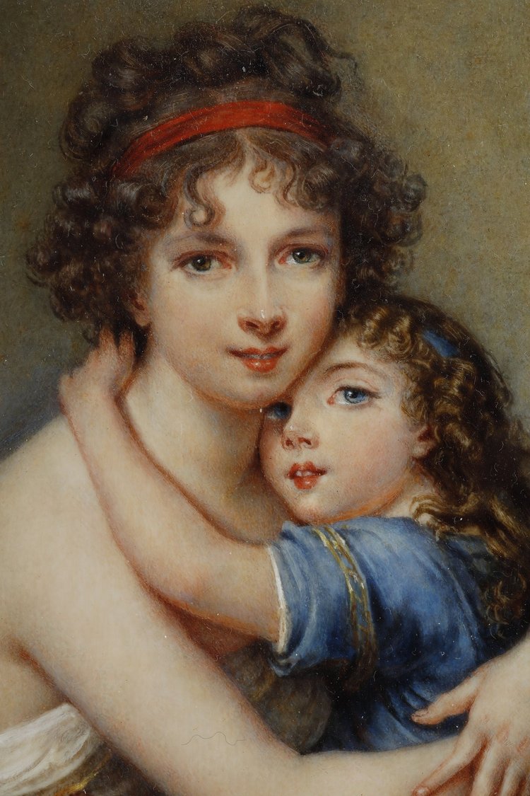 PORTRAIT OF MADAME VIGÉE-LEBRUN AND HER DAUGHTER AFTER ELISABETH VIGÉE-LEBRUN (1755-1842)