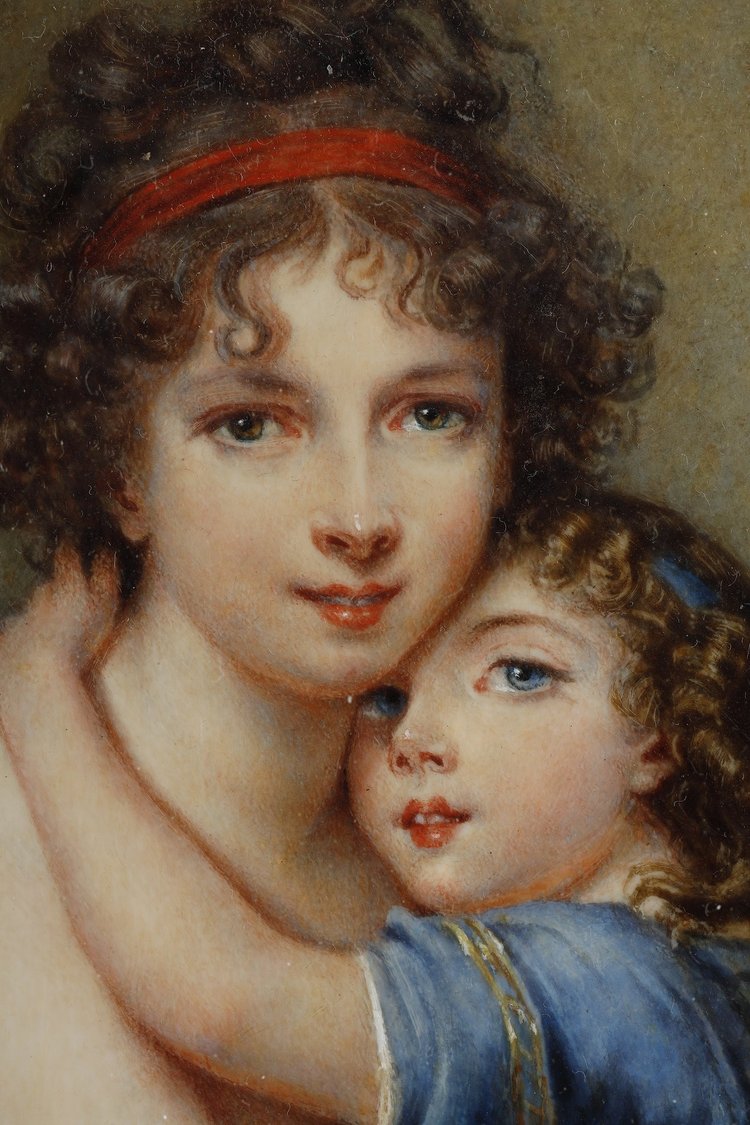 PORTRAIT OF MADAME VIGÉE-LEBRUN AND HER DAUGHTER AFTER ELISABETH VIGÉE-LEBRUN (1755-1842)
