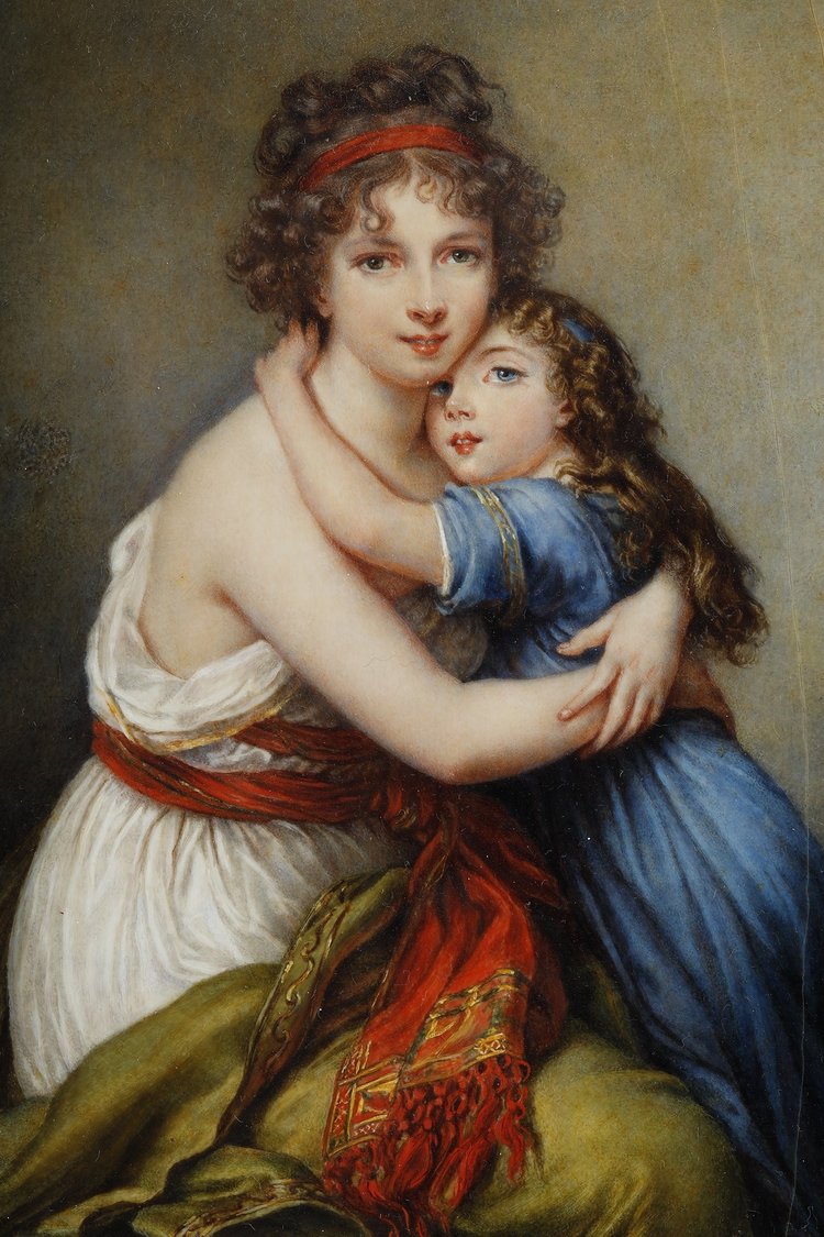 PORTRAIT OF MADAME VIGÉE-LEBRUN AND HER DAUGHTER AFTER ELISABETH VIGÉE-LEBRUN (1755-1842)