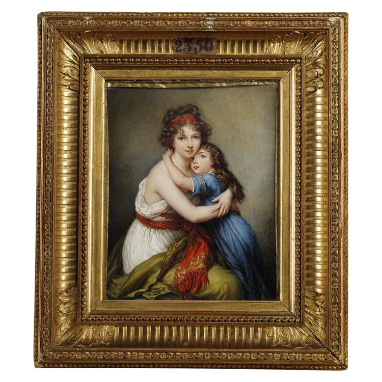 PORTRAIT OF MADAME VIGÉE-LEBRUN AND HER DAUGHTER AFTER ELISABETH VIGÉE-LEBRUN (1755-1842)