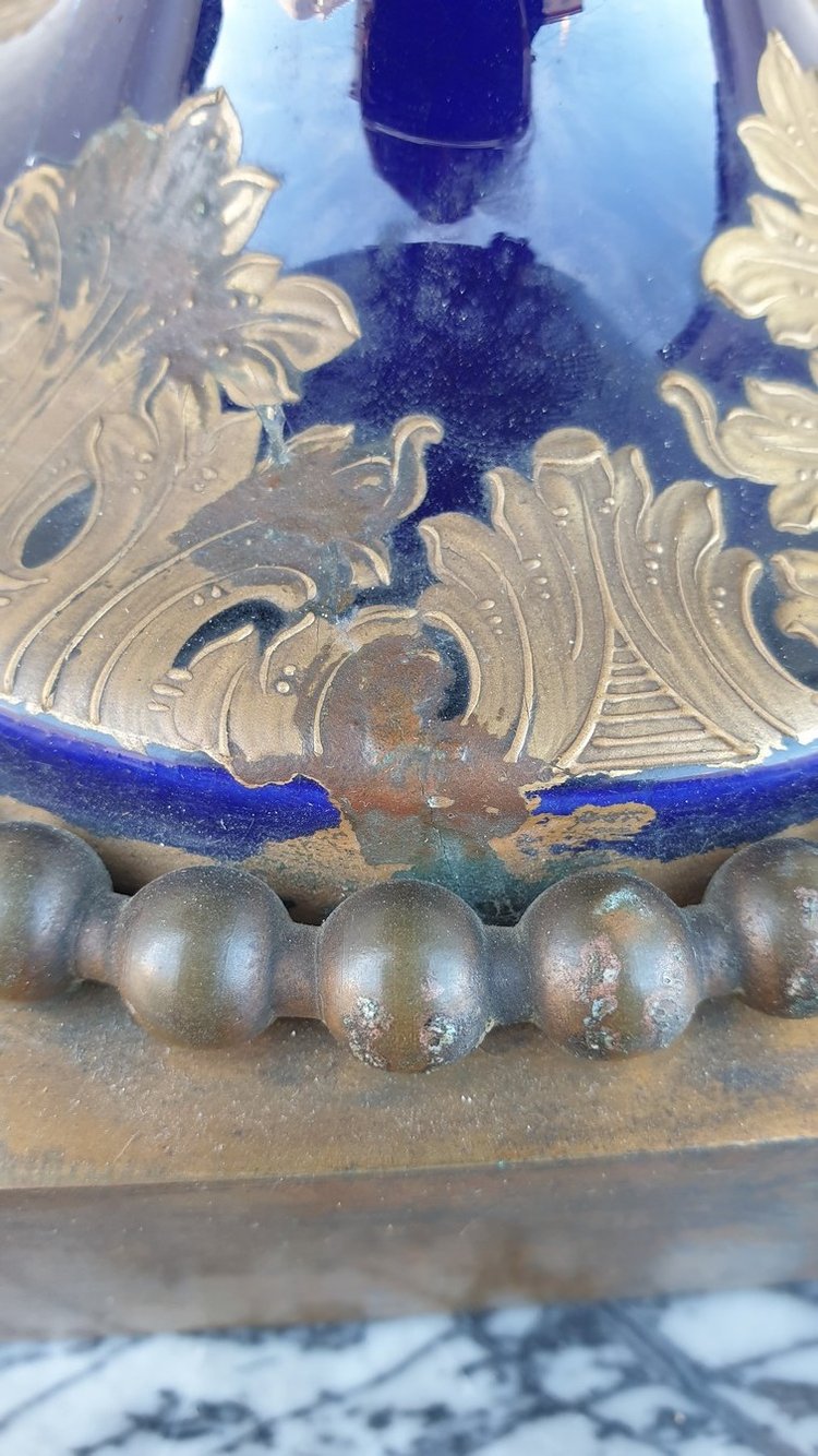 Dans Le Goût De Sèvres, vaso mediceo, Napoleone III, XIX secolo