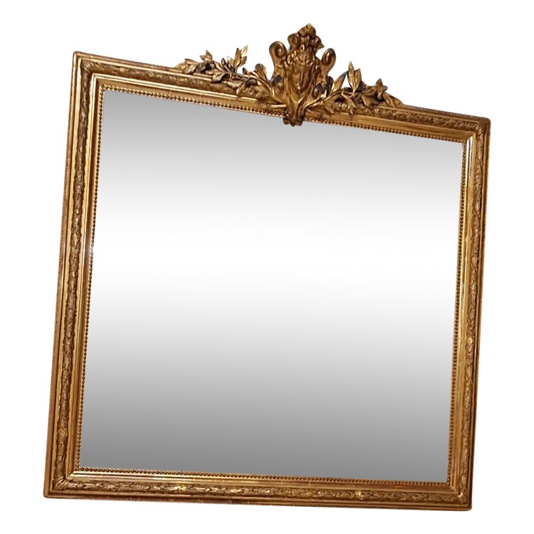 Miroir époque XIX  120 x 128
